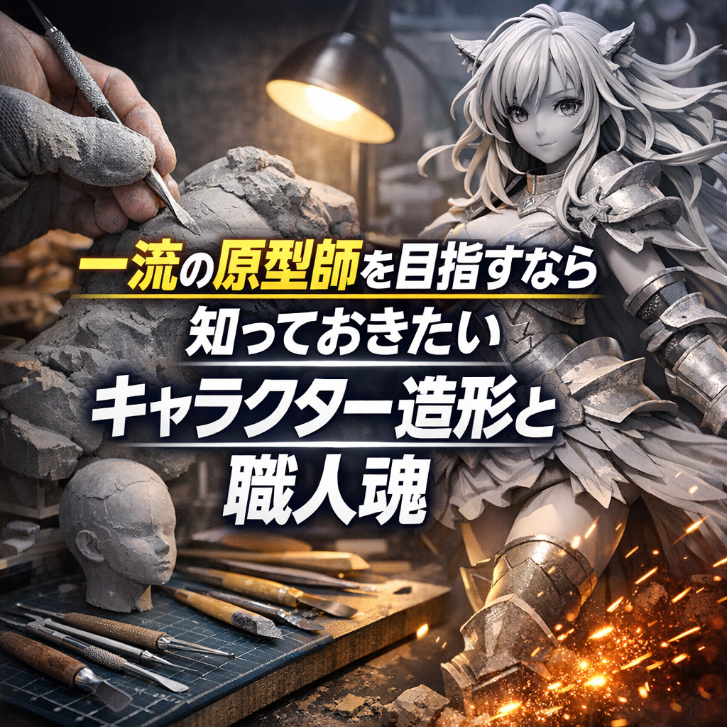 一流の原型師を目指すなら知っておきたいキャラクター造形と職人魂